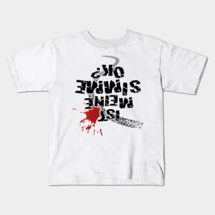 Is my SIMME ok? (black text) Kids T-Shirt